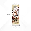 One Piece Anime Wall Scroll, Japanese Version Wanted Posters Collection, Decorative Art Print with Hanging Accessories, 27.5" L x 9.8" W (Luffy) - Image 2