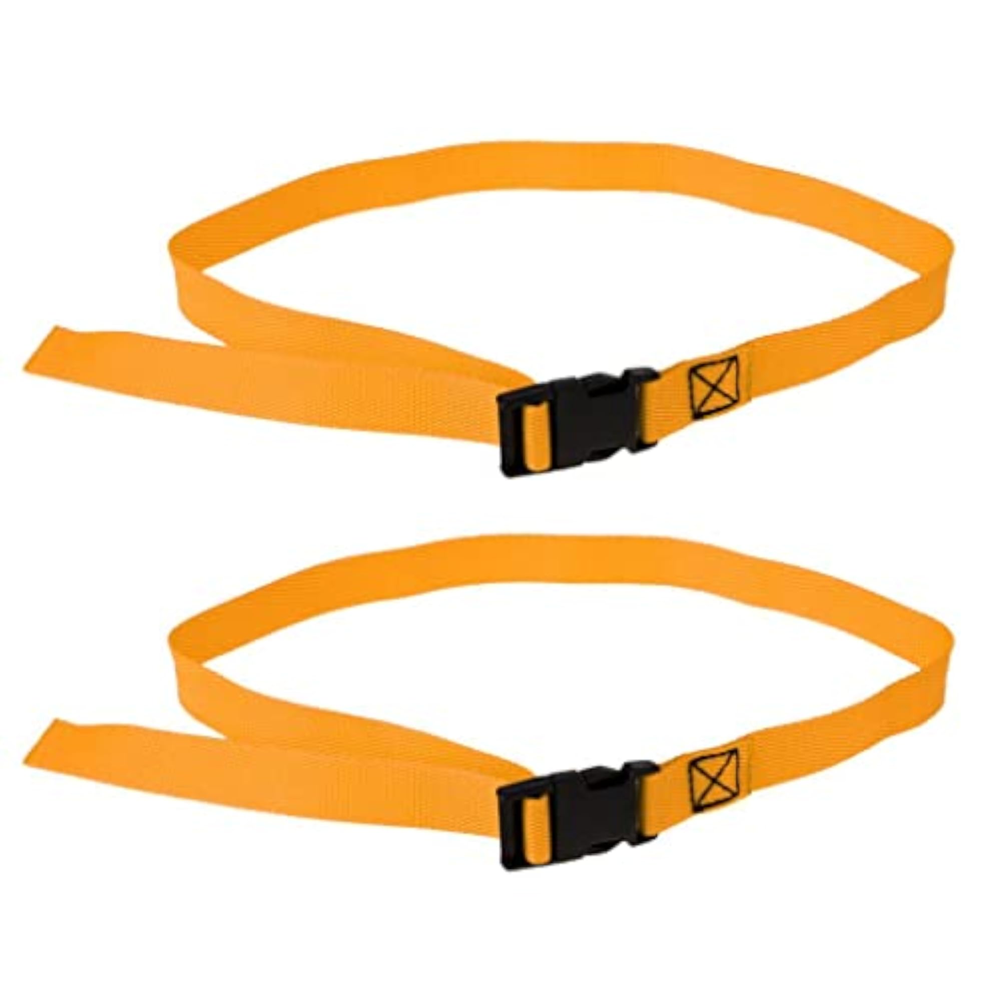 2pcs Golf Trolley Webbing Straps Quick Release Suitcase Tie Down Belt