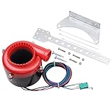 Red Black Car Fake Electronic Turbo Blowoff Blow Off Valve BOV Analog Sound For Honda Mazda...