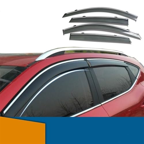 Déflecteur de vent pour MG ZS EV 2017-2022 avec baguette chromée