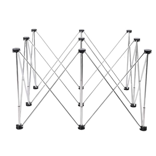 Support de table de travail en acier inoxydable premium SIXRUN télescopique rigide - 6