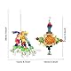 Allazone Bird Parrot Toys, 4 Stück Sitzstangen Vögel, Große Papageienschaukel Vogelschaukel Schaukel, Sitzstangen für Vögel, Vögel Spielzeug Vogel Papagei Schaukel Spielzeug