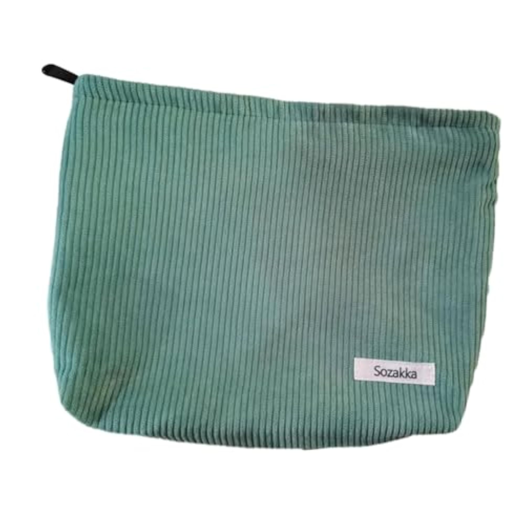 Corduroy Cosmetic Bag, Large Capacity Makeup Bag