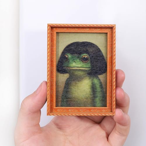 Imán Decorativo Rana Verde Mini para Refrigerador miniatura 1