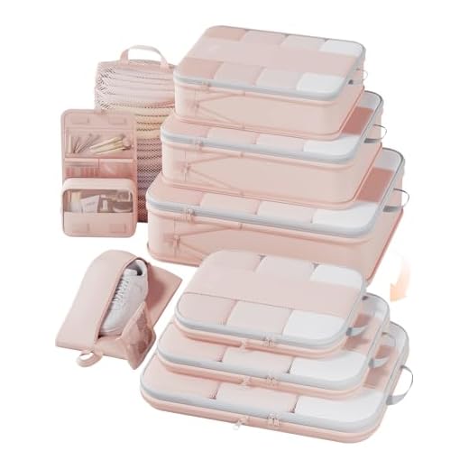 10 Set Compression Packing Cubes