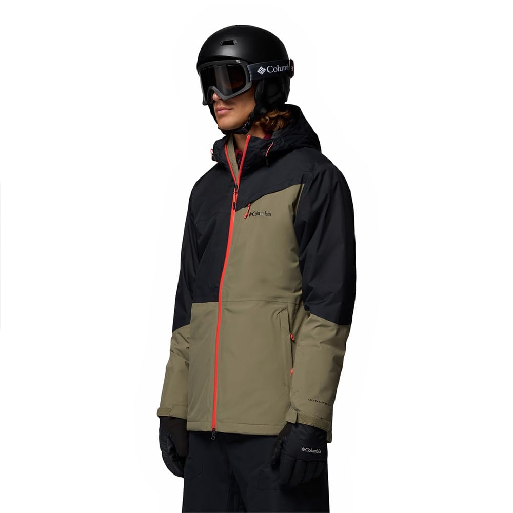 Columbia Sportswear Men's Green Columbia - Iceberg Point™ Ii Waterproof Ski Jacket - Stone Black Xxl