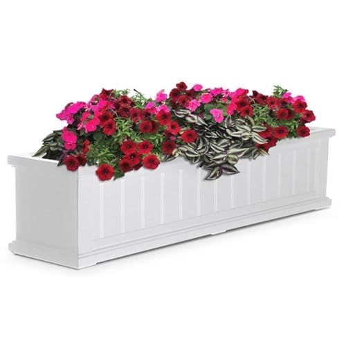 48 in. Window Box in White