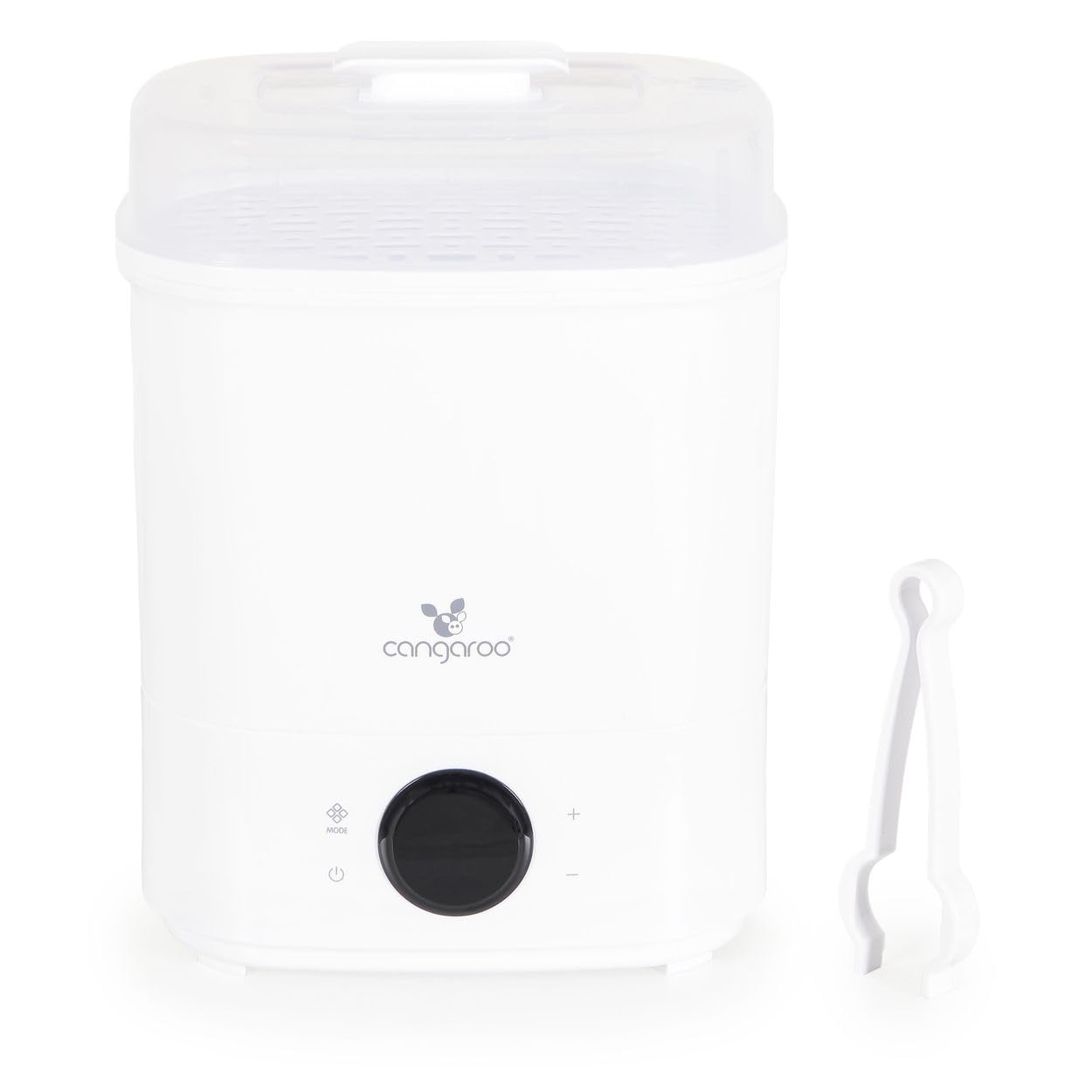 Cangaroo Sterilisator Cai Trockner 2 in 1 bis zu 6 Flaschen, LCD-Display, Touch weiß