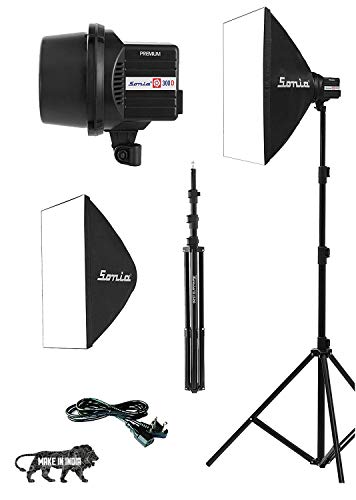 Sonia 300D Studio Flash Light/Studio Light Premium Soft Box with Light Stand LS250 Sonia 300D Studio Flash Light/Studio Light Premium Soft Box with Light Stand LS250