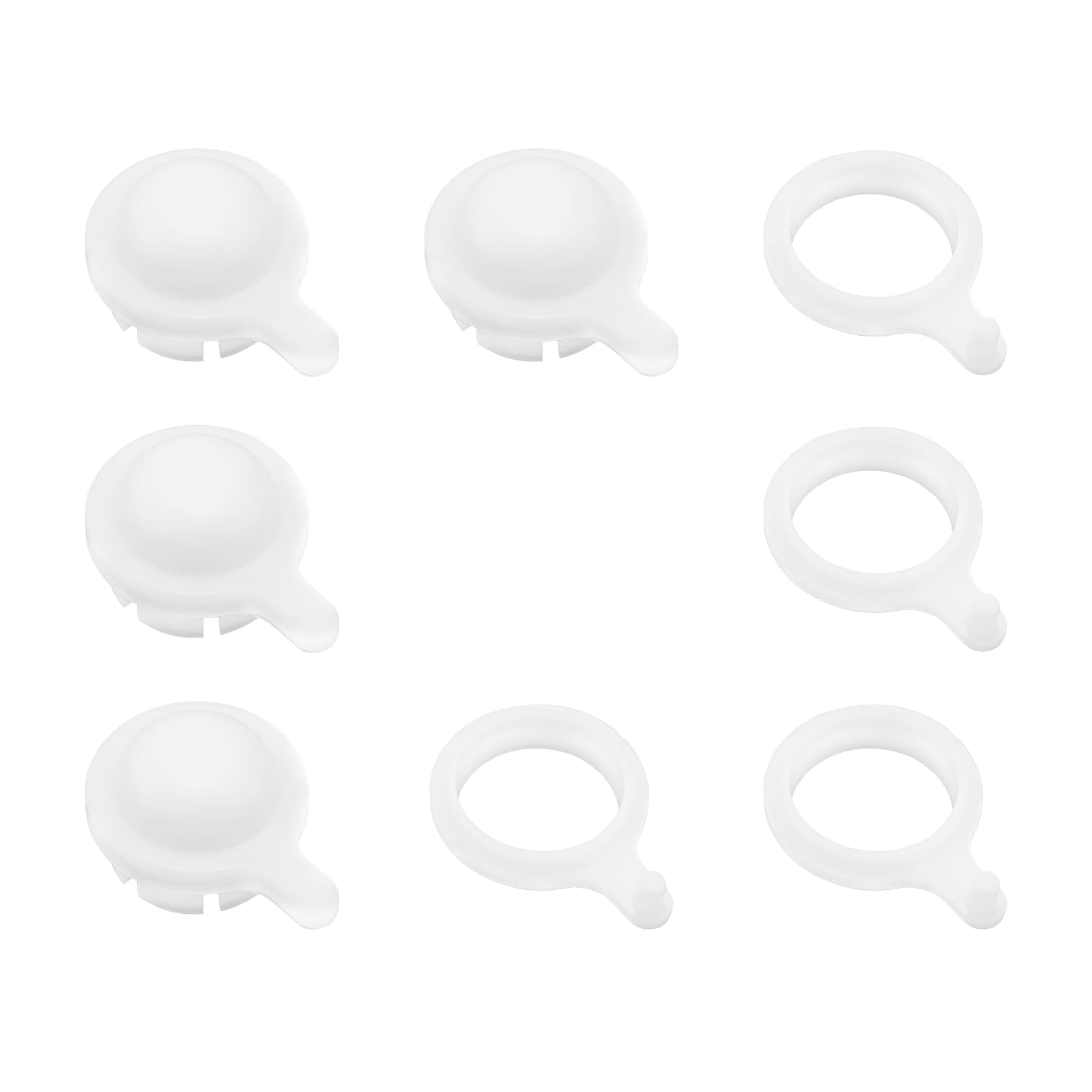 Photo 1 of LT Easiyl 4Pcs 15mm Interface Car Windshield Wiper Linkage Bush Wiper Cap Buckle Compatible with Toyota Compatible with Land Cruiser White