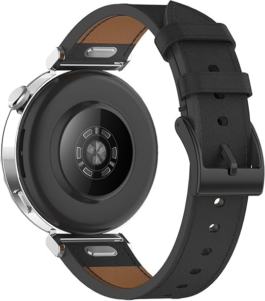 One Click Straps Compatible with Fossil Women's Gen 6 42mm Strap, Quick Release Replacement Wristband Premium Leather Watch Band for Fossil Women's Gen 6 42mm/5E 42mm, One Size, Leather, 0