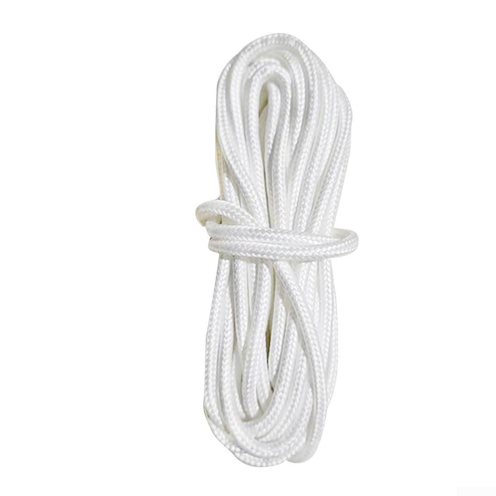 Generic Cordone per ombrellone da giardino, corda in nylon da 3,7 m, bianco, accessorio per ombrelloni da spiaggia e patio esterno