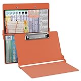 Whitecoat Clipboard® - Coral Nursing Edition, Folding Nursing Clipboard