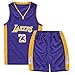 GAOZI Magliette da Basket Maglie da Basket per Bambini James #23 Basket Veste Pantaloncini Estivi Set per Ragazzi e Ragazze Jersey Bryant #24 Basketball Maglie