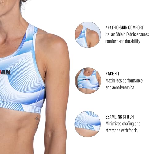 Image of Zoot Women's LTD Triathlon Sports Bra, Racerback High Performance Tri Sports Bra for Swim, Bike, Run & UPF 50+ Fabric