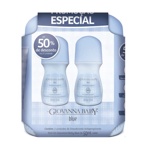 Giovanna Baby - Kit Giovanna Baby Desodorante Roll On Fem C/2 50Ml Blue (Embalagem Sortida).