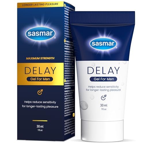 Sasmar Delay Gel für Männer – Prolong Climax, Sexualverstärker, Desensibilisierer für längere Haltbarkeit, 30 ml