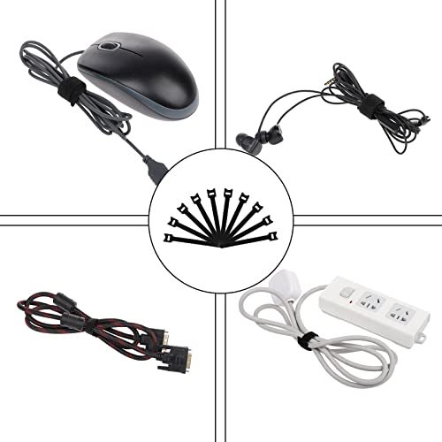 image for FABROK Cable Management Box with 10 Cable Ties, Cable Organizer Box fo