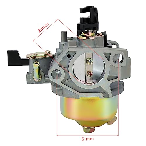 Savior GX390 Vergaser Kompatibel für Honda GX390 13HP 4-Takt-Motor Rasenmäher Pinne Kultivator Ersatz 16100-ZF6-V01 mit Kraftstofffilter, Zündkerze, Luftfilter, Dichtung