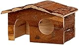 nagerhaus holz Kleintierhaus aus naturbelassenem Holz für Kaninchen Meerschweinchen etc.