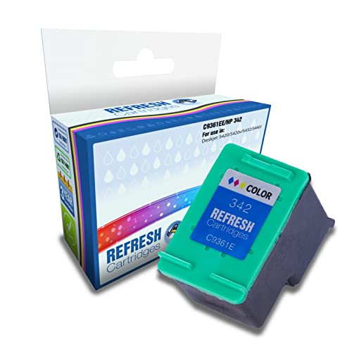 Refresh Cartridges Remanufactured Ink Cartridge Replacement for HP C9361EE/HP 342 (Tri-Colour)