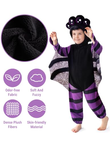 Disfraz infantil de araña para Halloween para niños miniatura 4