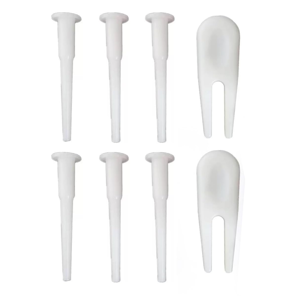 12 Pcs Bouchon d'air Yoga, Kit de Remplacement de Bouchon de Ballon d'exercice pour Yoga, Yoga Air Bouchon, Tige de Prise de Rechange, avec 2 Outil Amovible