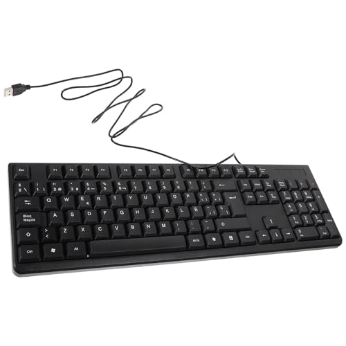 Clavier USB filaire résistant pour éviter les pannes de batterie au bureau
