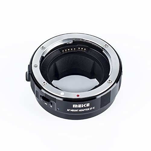 Meike MK-EFTE-B Metal Auto-Focus Mount Lens Adapter Support Manual Auto Aperture Converter for Canon EF/EF-S Lenses to E Series Cameras A7SII A9 A7RIII A7III A7R3 A7R4 A5000 A5100 A6000 A6300 - Image 2