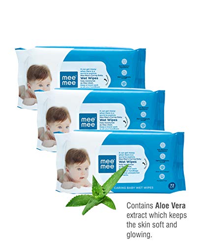 Image of Mamaearth Gentle Cleansing Shampoo for Babies (200 ml) and Mee Mee Baby Gentle Wet Wipes ((72 Pcs,Pack of 03), Aloe Vera Wet Wipes)