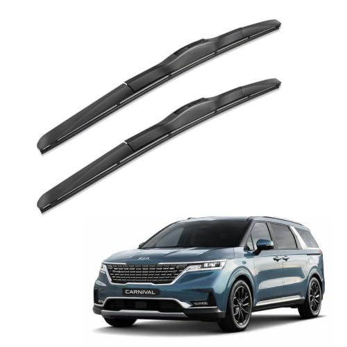 Image of Oshotto Frameless (O.E.M Type) Wiper Blades Compatible with Kia Carnival (24 inch / 16 inch)