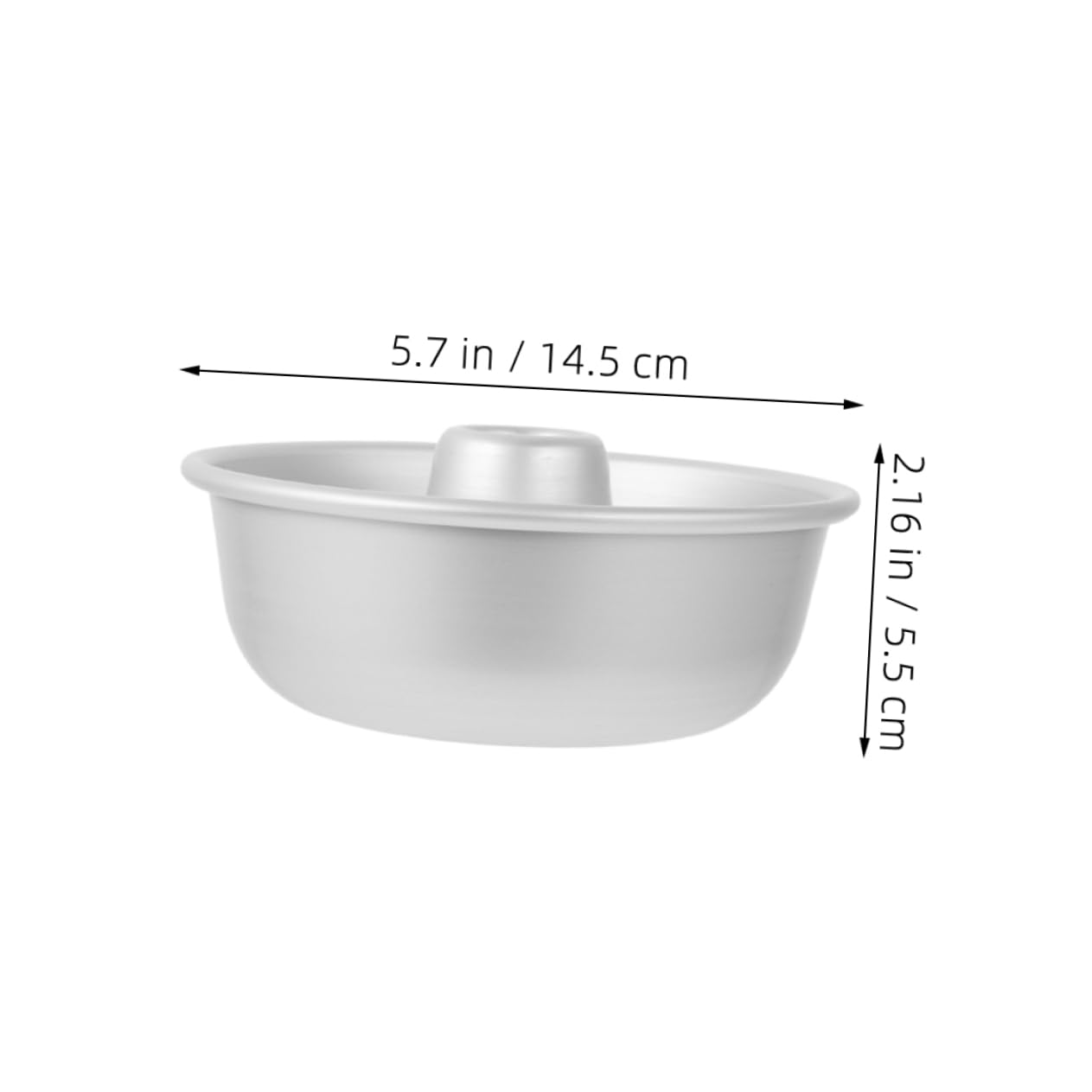 Cabilock 2pcs Round Cake Pan Nonstick Chiffon Baking Mold with Tube Versatile Doughnut and Cake Baking Trays for Treats