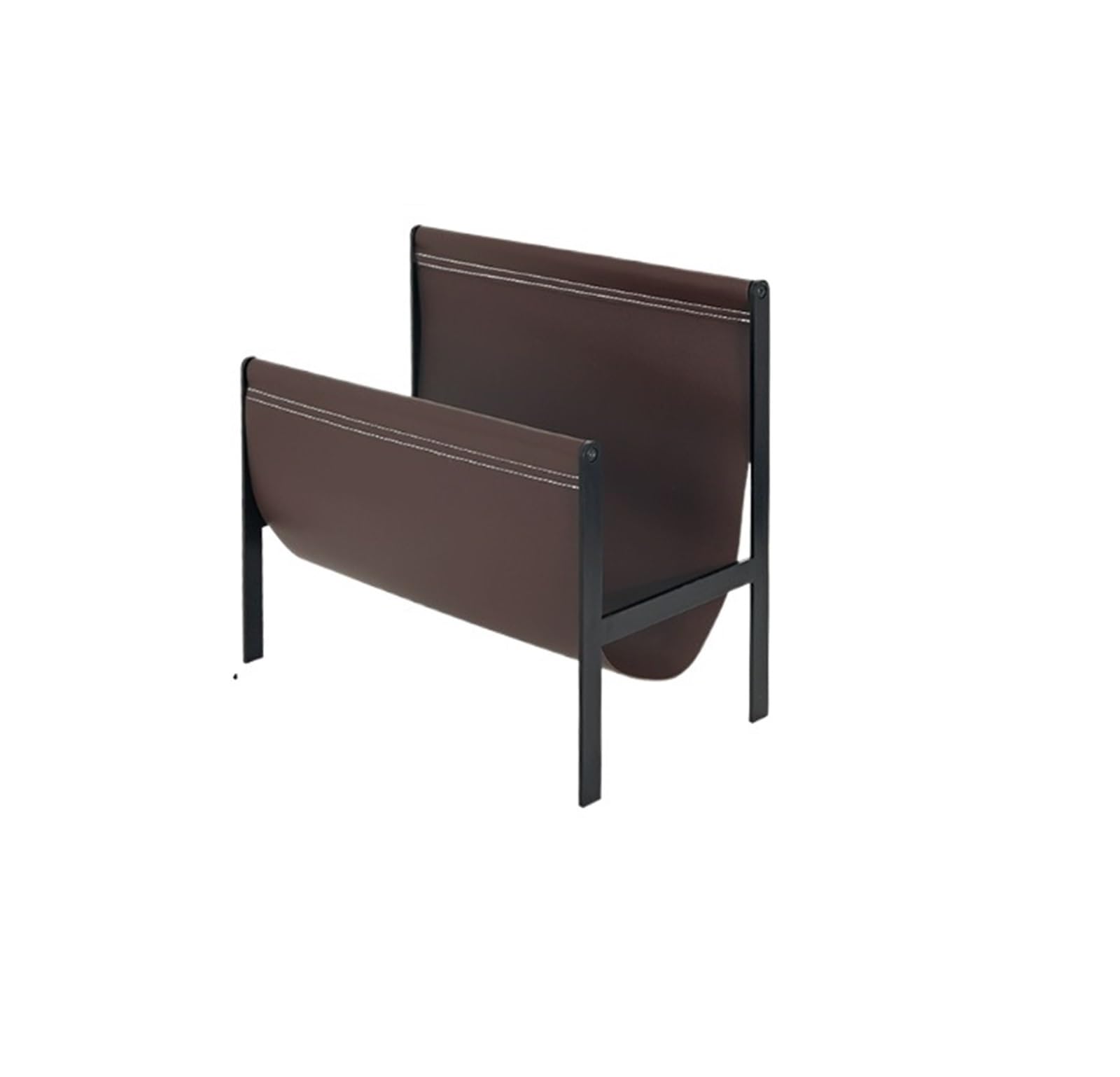 Ptasccne Northern Europe Desktop Magazine Holder Floor Standing Leather Magazine Rack Decorative for Home Office magazine rack
