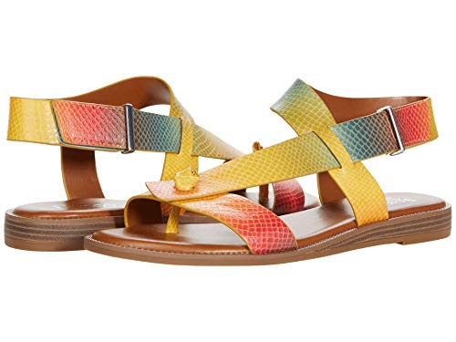 Image of Franco Sarto Womens Glenni Ankle Strap Flat Sandals