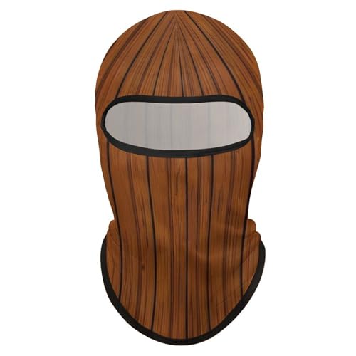 Balaclava Mask for Men Balaclava Ski Mask Brown Wood Pattern Winter Face Mask Face Cover for Cycling miniatura 1
