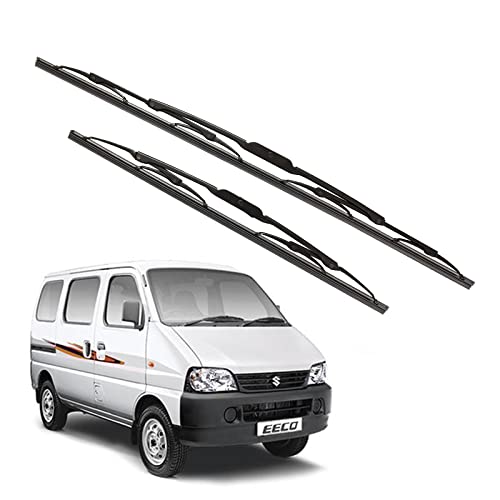 Image of Kylo Windshield Wiper for EECO /Conventional and Traditional Metal Type Windshield Water Repellency Scratch Proof Metal Wiper Blades Suitable for EECO (Driver Side - 26 inch, Passenger Side - 16 inch)