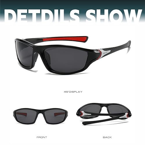 Image of Oligitdi Polarized Cycling Riding Glasses Sports Sunglasses Men Women for Moutain Baseball MTB Bicycle Riding Sports Sunglass | Driving Clear Vision | Car Driving | Bike Riding Glasses