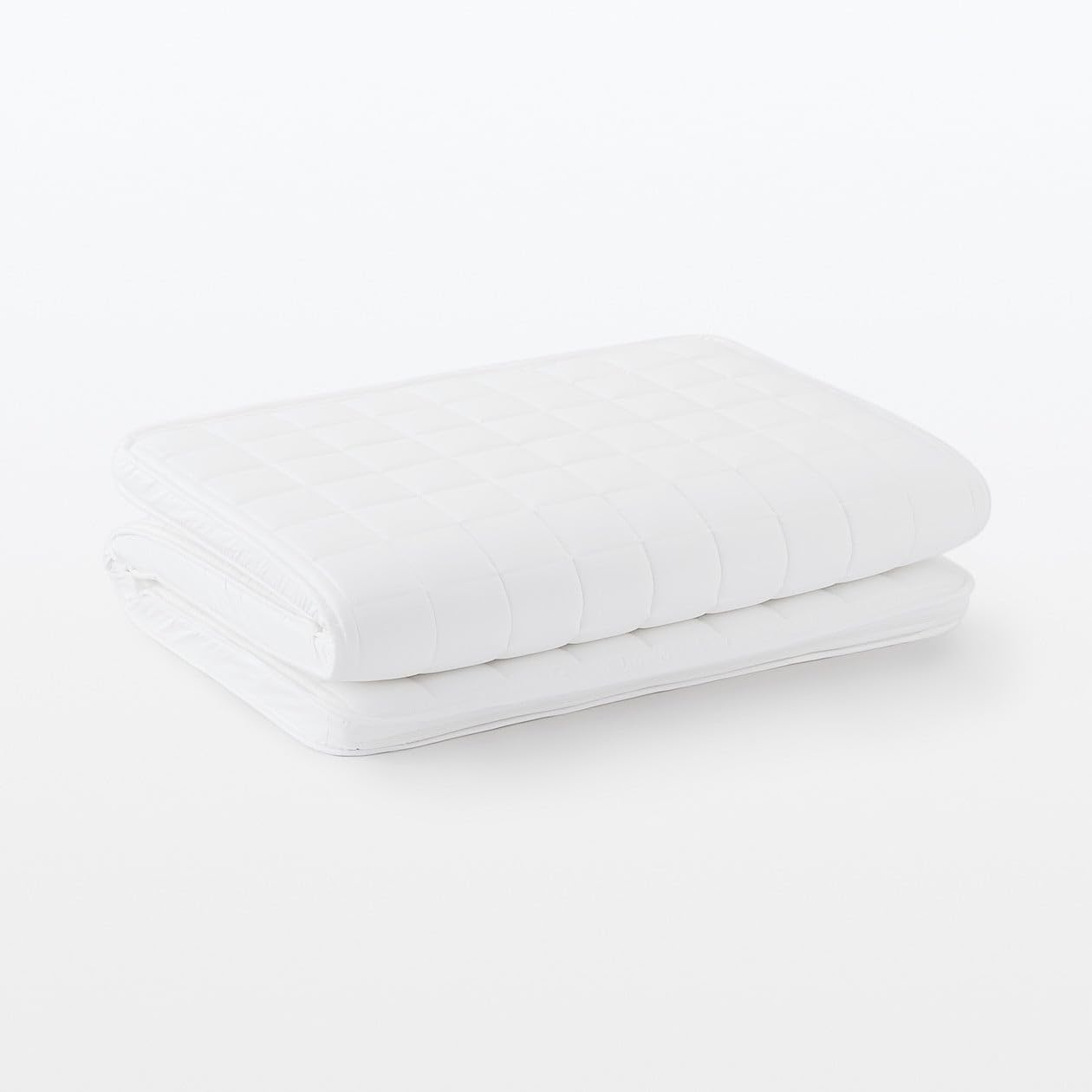 Amazon｜MUJI 無印良品 カバーが洗える敷ふとん 白 シングルサイズ 100