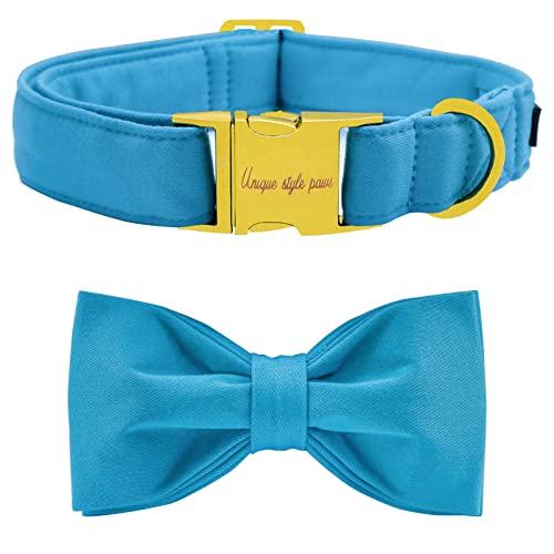 Unique style paws Dog Collar with Bowtie