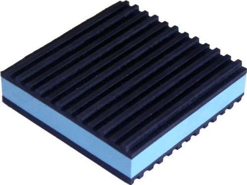 Anti Vibration Pads 4 x 4 x 7/8 For stereo, surround sound, sub woofer, speaker, audio blue foam center H/D vibration isolation pads by UPE Group