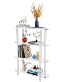 solaround Mesa Consola Estrecho, 80 x 24 x 102 cm (Transparente)