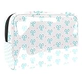 Photo Gallery borsa da trucco portatile con cerniera da viaggio borsa da toilette per le donne handy storage cosmetic pouch blu nastro Photo Gallery borsa da trucco portatile con cerniera da viaggio borsa da toilette per le donne handy storage cosmetic pouch blu nastro