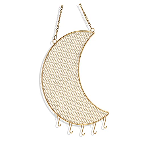 VALICLUD Expositor Estrella Organizador De Pared Soporte Organizador De Pendientes Joyería Estrella Perchero Metálico Para Ropa Cajas Organizadoras Organizador De Aretes Nórdico Metal Joyas