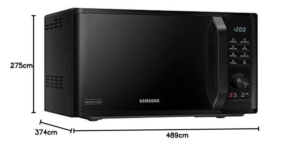 Samsung MS23K3515AK Piano di lavoro Solo microonde 23 L 800 W Nero