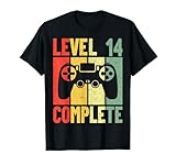 Photo Gallery 14.compleanno ragazzo gamer design level 14 complete 14 anni maglietta Photo Gallery 14.compleanno ragazzo gamer design level 14 complete 14 anni maglietta