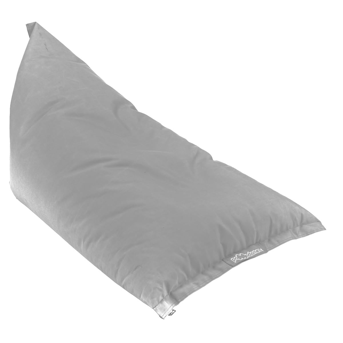 Puff de Leche Silla Grande Chaise Longue para Sentarse Suave en Tela Impermeable Antimanchas Cómodo Puff Gris Claro 140cmx100cm