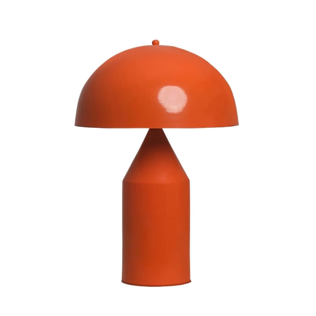 TTDGYYXW Ręcznie robiona ceramiczna lampa stołowa w kształcie grzybka - wszechstronna pomarańczowa do salonu, gabinetu i sypialni