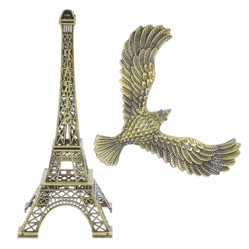 Escultura decorativa de águila en equilibrio para mesa miniatura 5