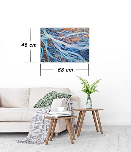 Ulmer Puzzleschmiede - Glacier Flow 1000pc Puzzle: Premium Cardboard, Jigsaw, Modern Style, Nature, Photography, 18+ Adults - Image 3
