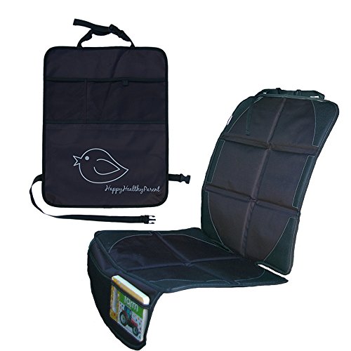 Child Car Seat Protector Makes Cleaning Up Your Car Easier! Thick Padding Preserves